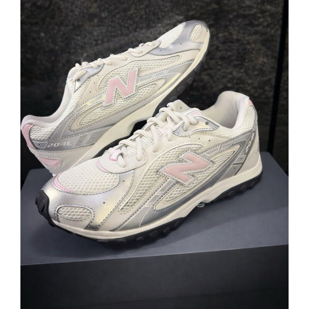 New Balance 204L White Pink Rose 6Youth or 7.5Women